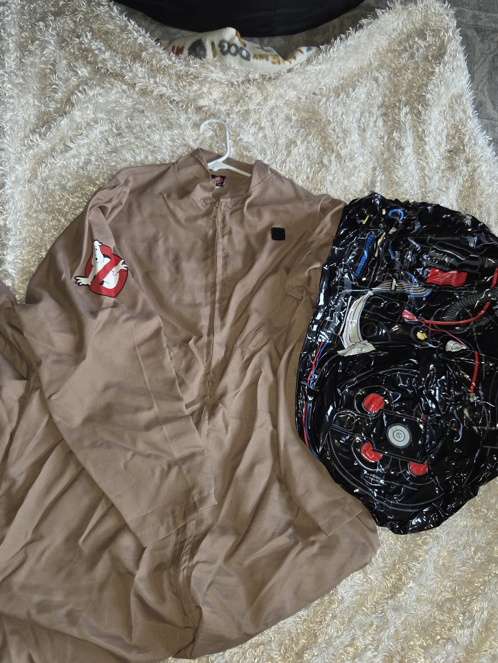 Ghostbusters proton pack costume  adult standard size with ghost logo #ghostbust